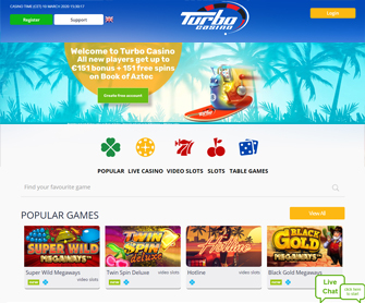 Turbo Casino 51 Free Spins